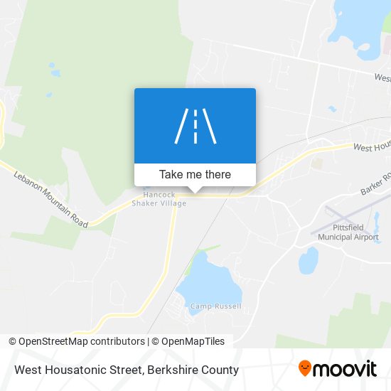West Housatonic Street map