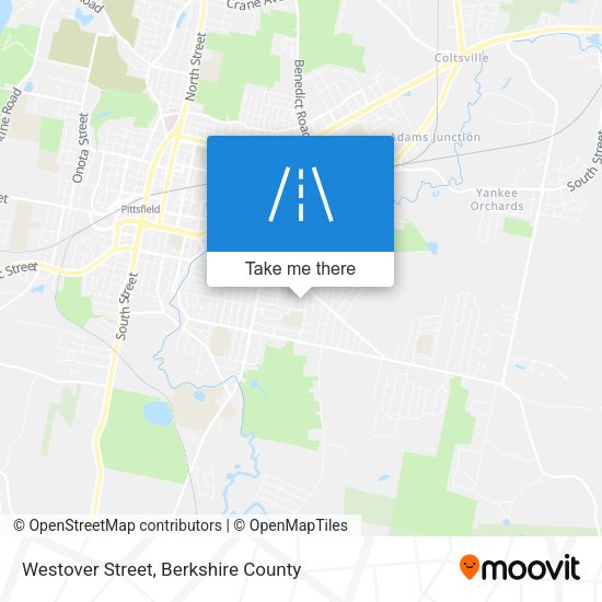 Westover Street map