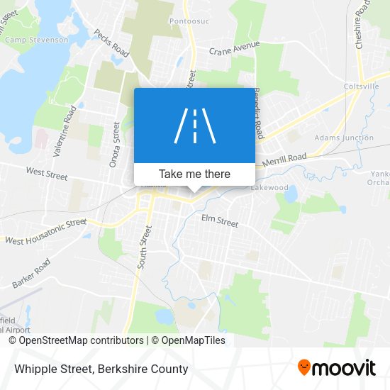 Whipple Street map