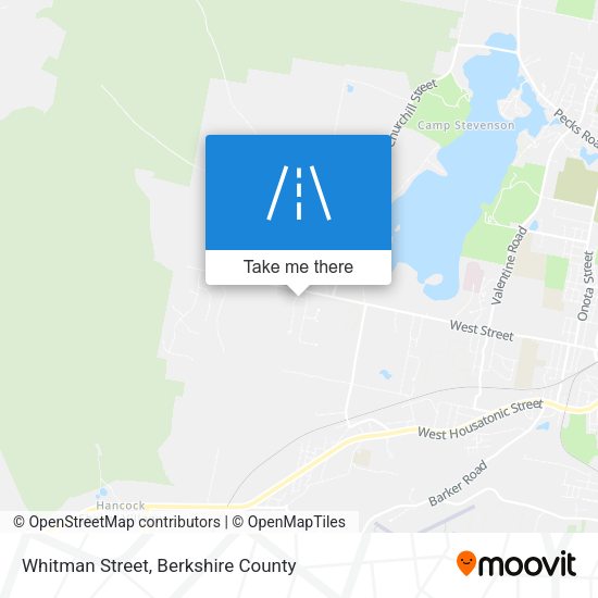 Whitman Street map
