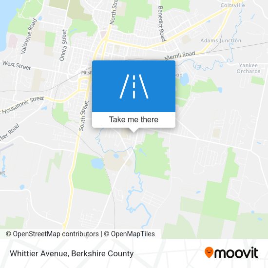 Whittier Avenue map