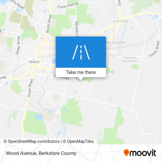 Wood Avenue map