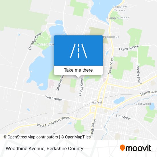 Woodbine Avenue map