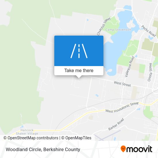 Mapa de Woodland Circle