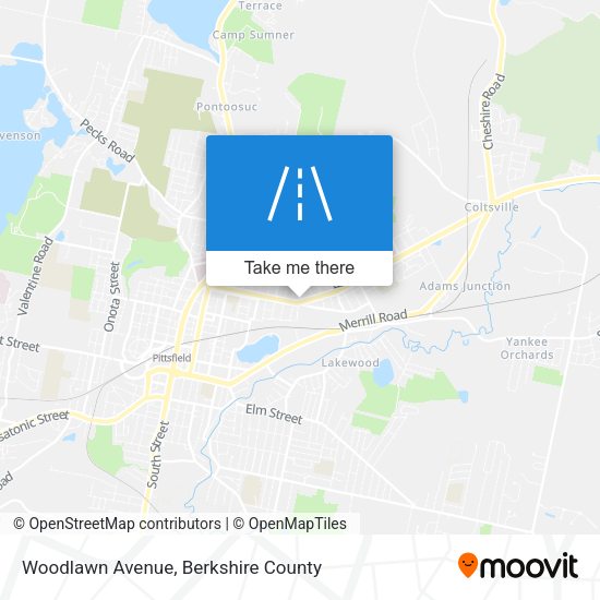 Mapa de Woodlawn Avenue
