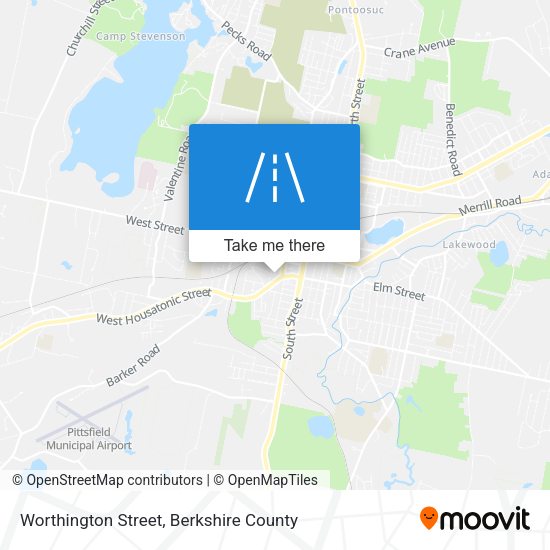 Worthington Street map