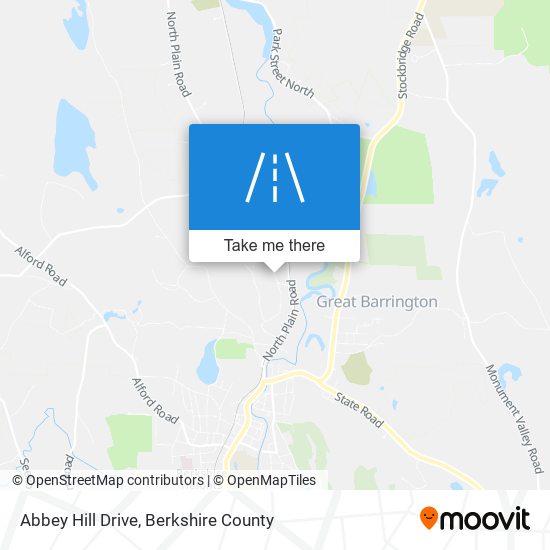 Abbey Hill Drive map