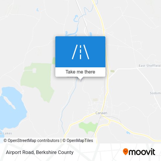 Airport Road map