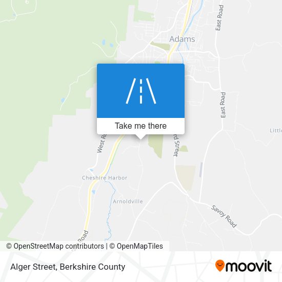 Alger Street map