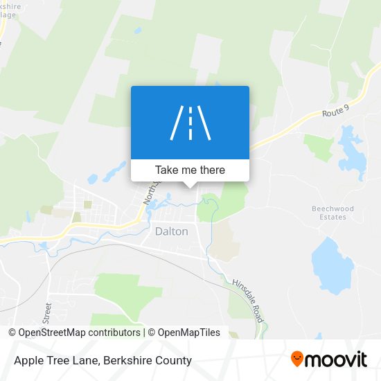 Apple Tree Lane map