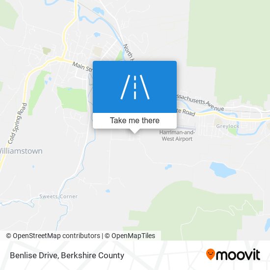 Benlise Drive map