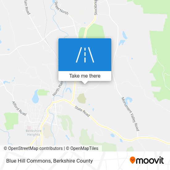 Mapa de Blue Hill Commons