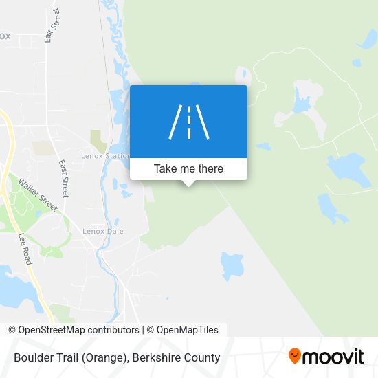 Boulder Trail (Orange) map