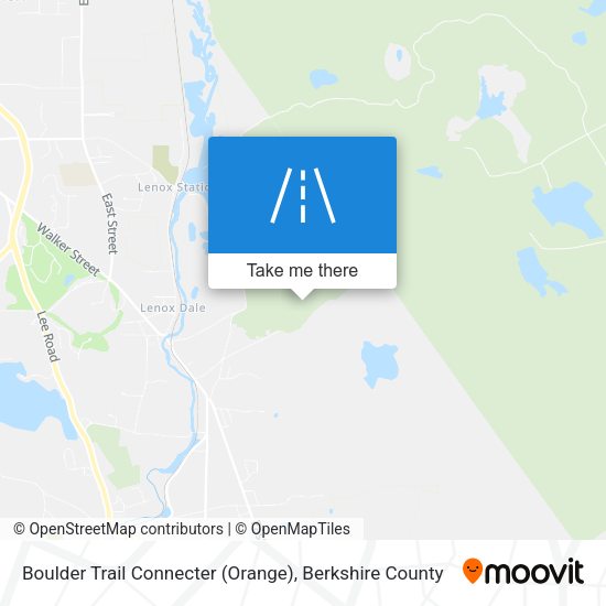 Boulder Trail Connecter (Orange) map