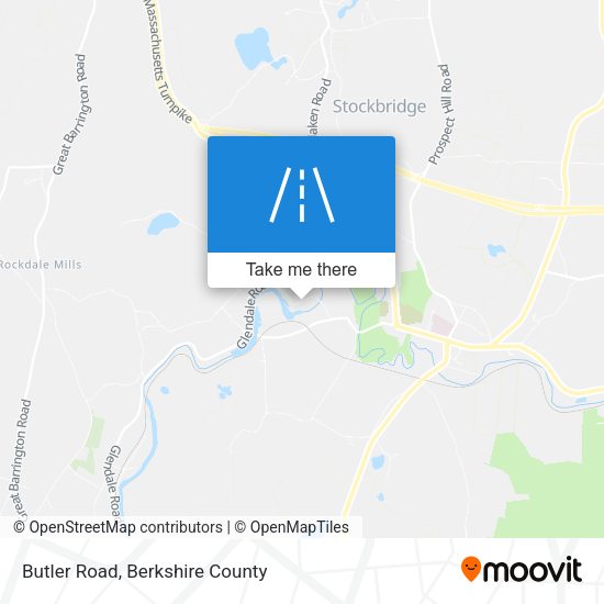 Butler Road map