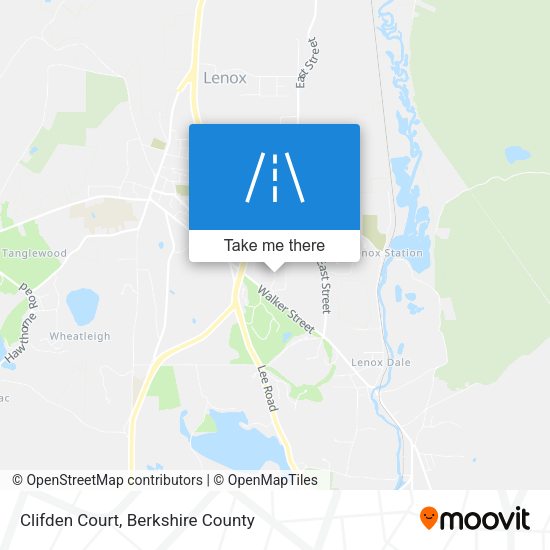 Clifden Court map