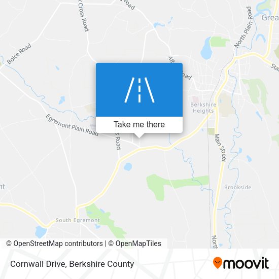 Mapa de Cornwall Drive