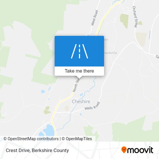 Crest Drive map