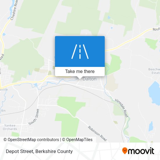 Depot Street map