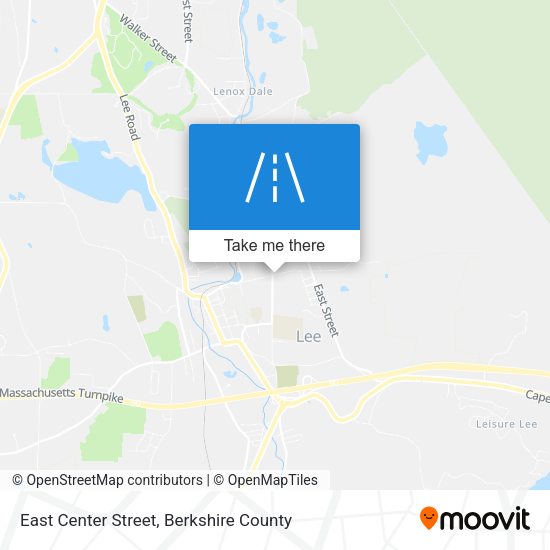 East Center Street map