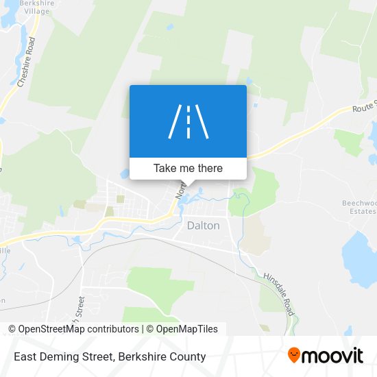 East Deming Street map