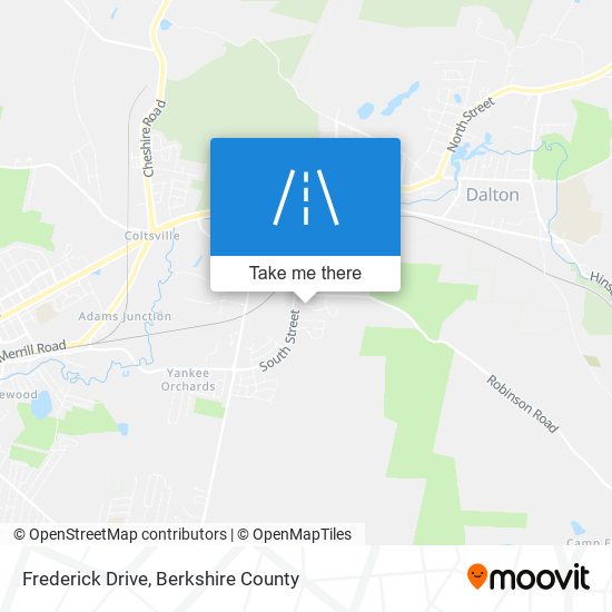 Frederick Drive map