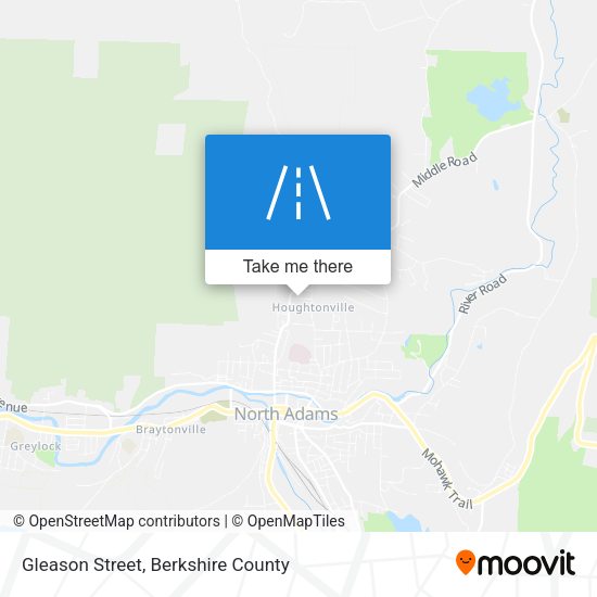 Mapa de Gleason Street