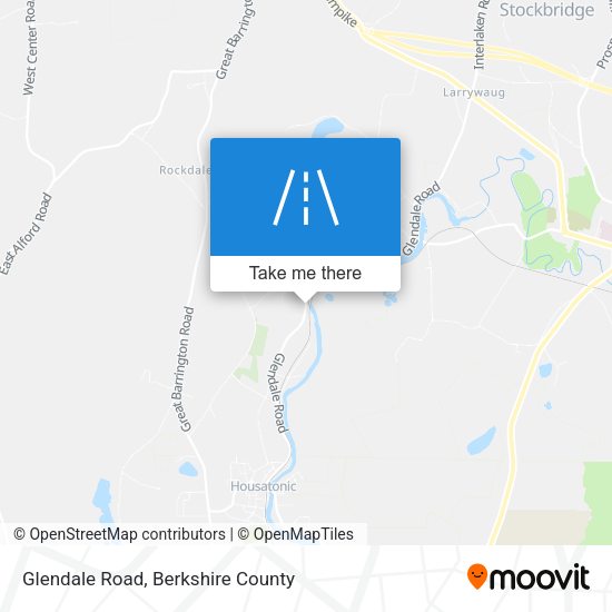 Glendale Road map