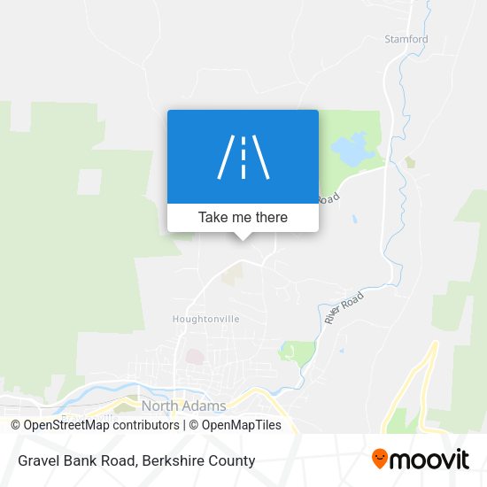 Gravel Bank Road map
