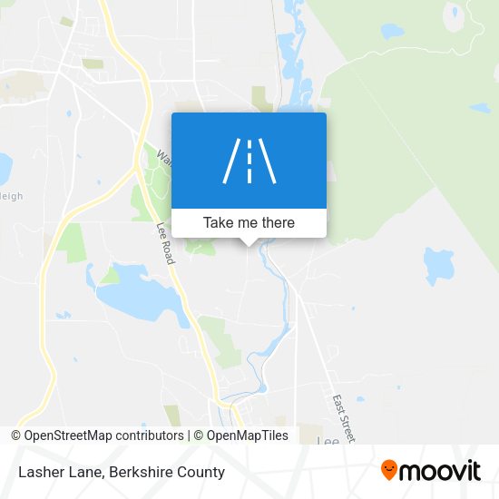 Lasher Lane map