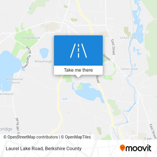Laurel Lake Road map