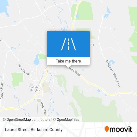 Laurel Street map