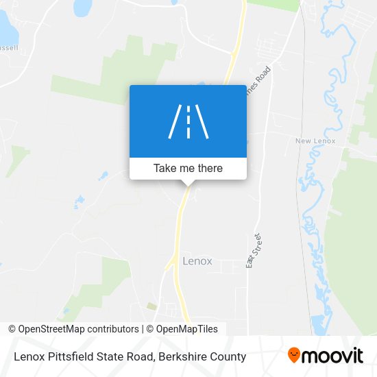 Mapa de Lenox Pittsfield State Road
