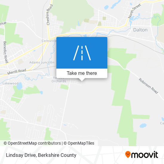 Lindsay Drive map