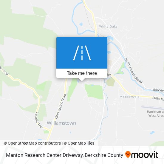Manton Research Center Driveway map