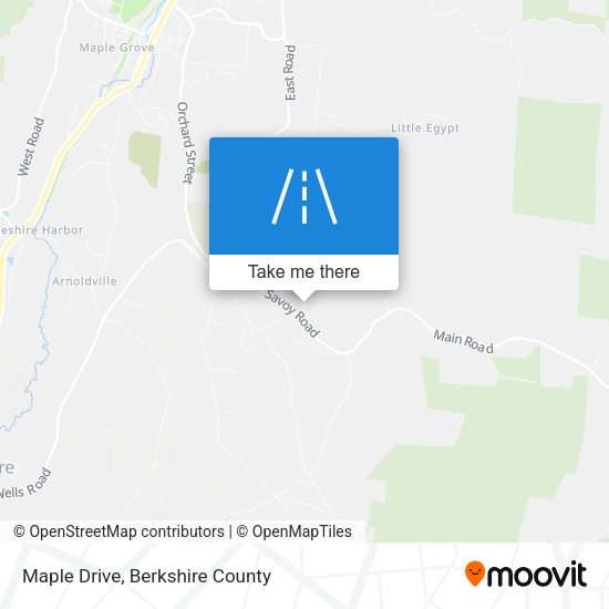 Mapa de Maple Drive