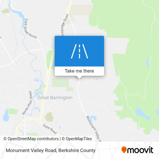 Monument Valley Road map