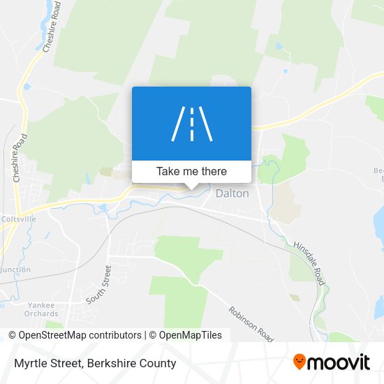 Myrtle Street map