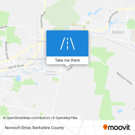 Norwich Drive map