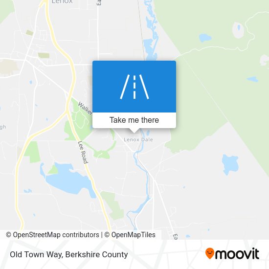 Old Town Way map