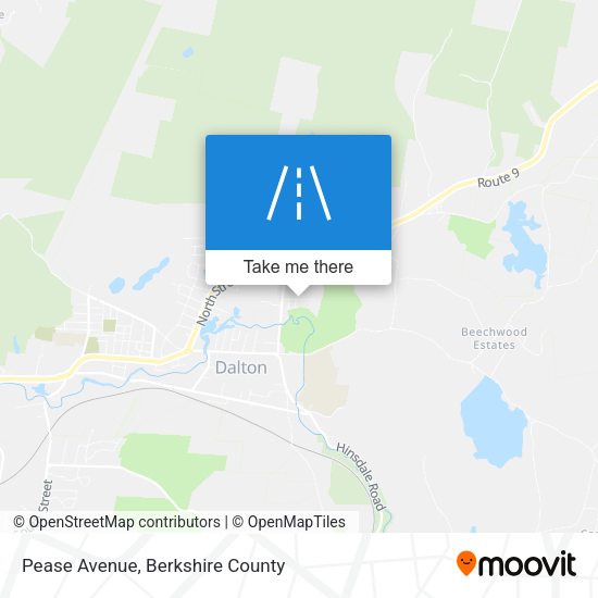 Pease Avenue map