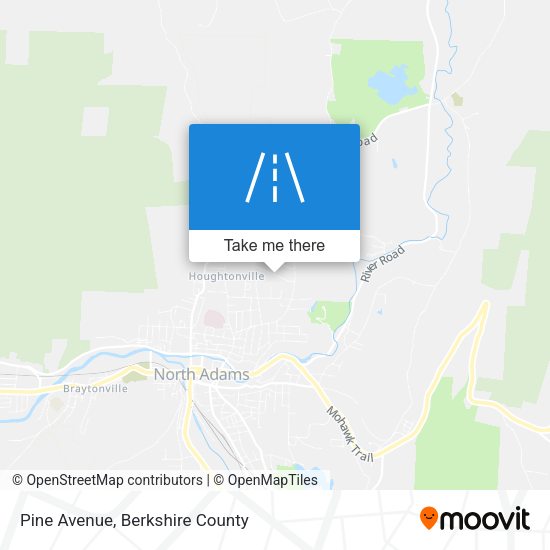 Mapa de Pine Avenue