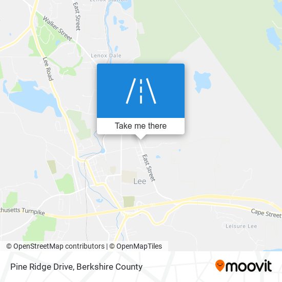 Pine Ridge Drive map
