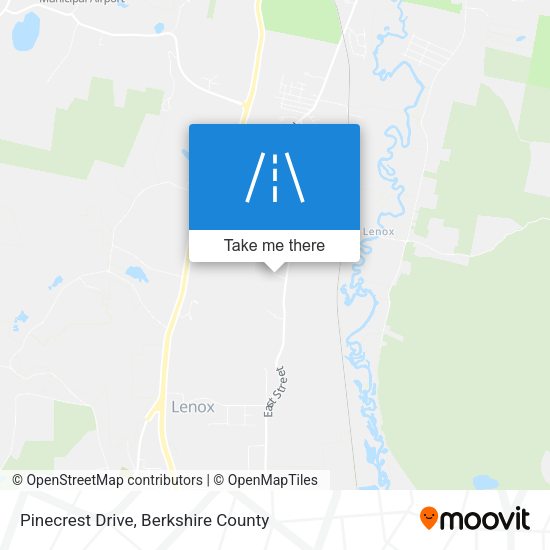 Pinecrest Drive map