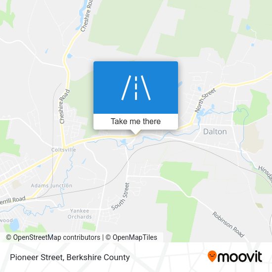 Pioneer Street map