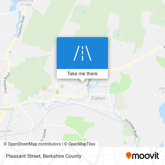 Pleasant Street map