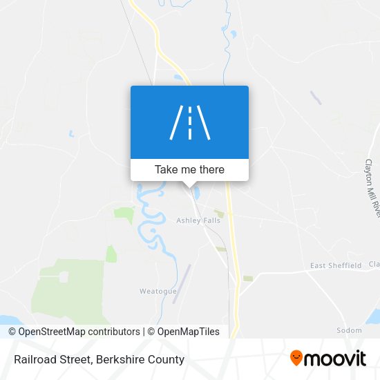 Railroad Street map