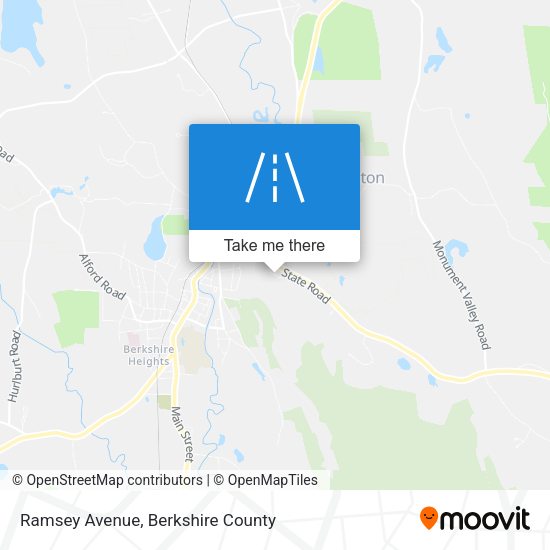 Ramsey Avenue map
