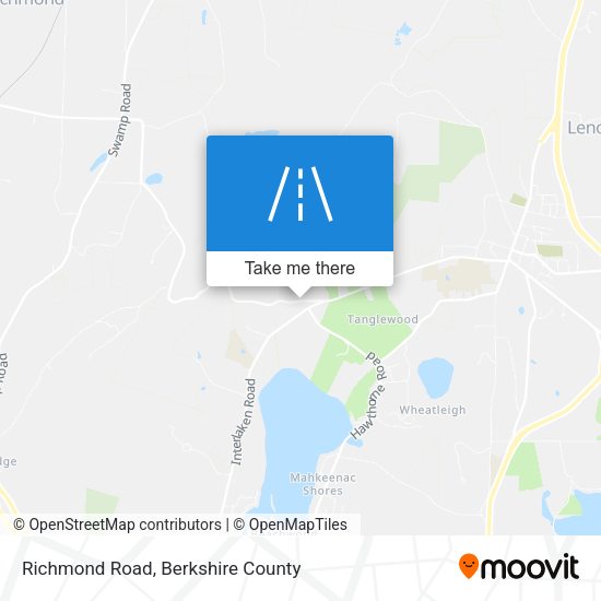 Richmond Road map