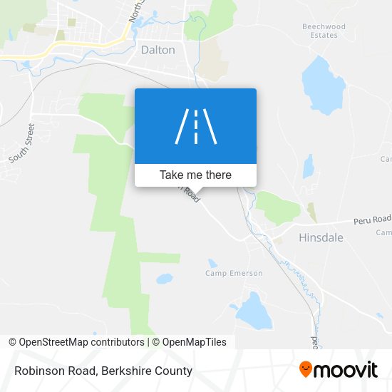 Robinson Road map